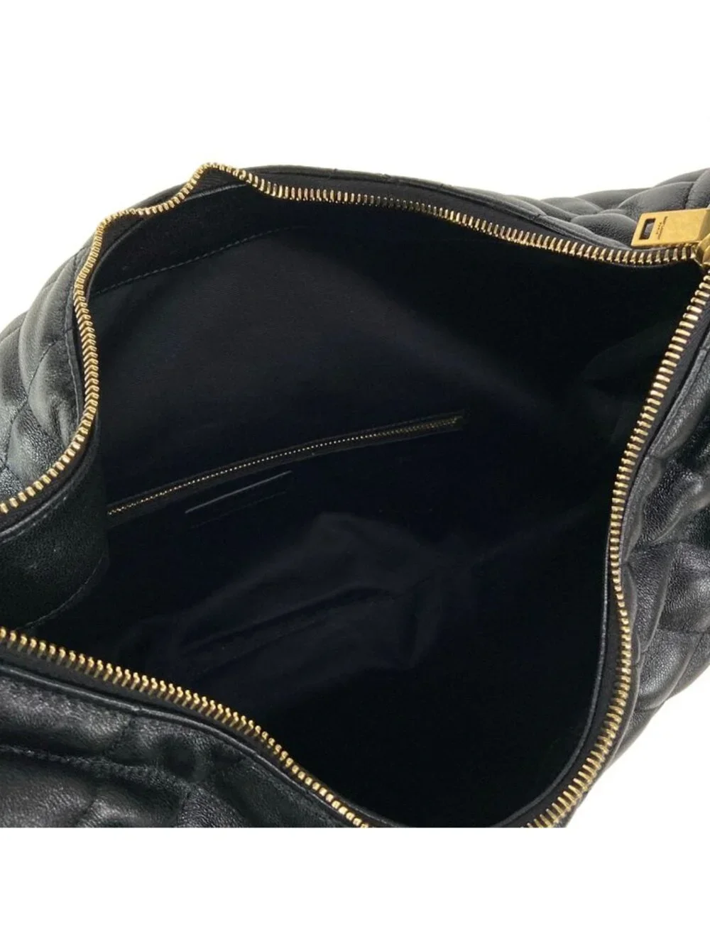 Saint Laurent Paris Handbag Icare Hobo Black Quilted Leather